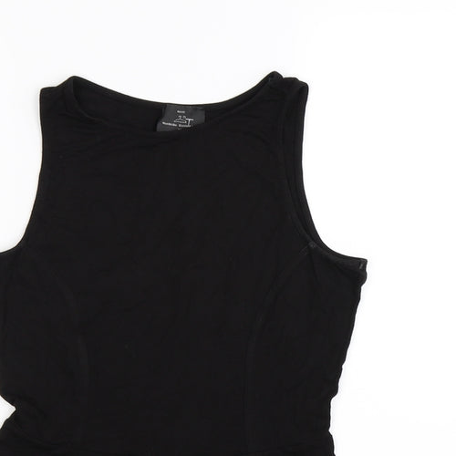 NEXT Womens Black   Basic Tank Size 10  - peplum