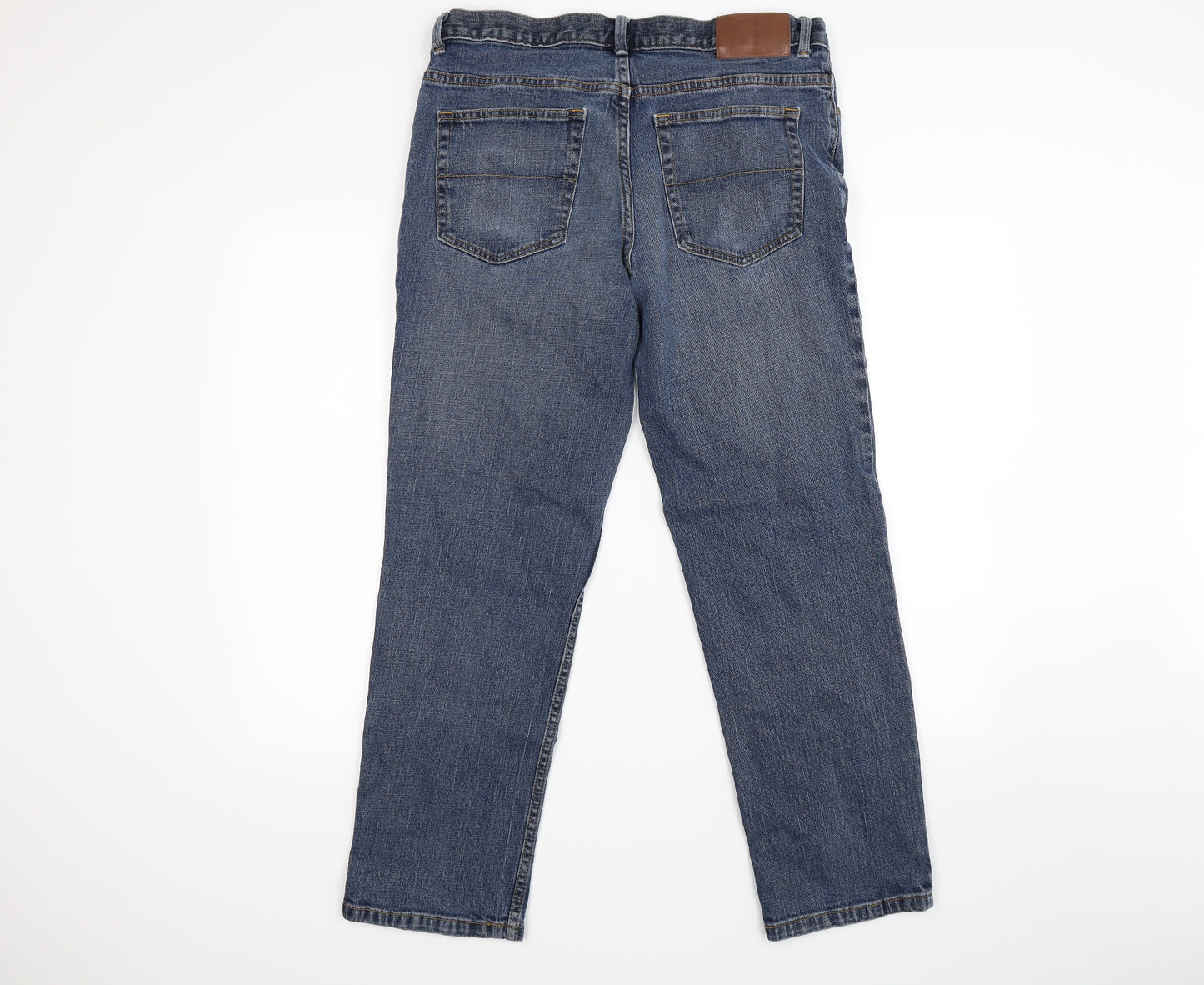 TU Mens Blue  Denim Straight Jeans Size 34 L30 in