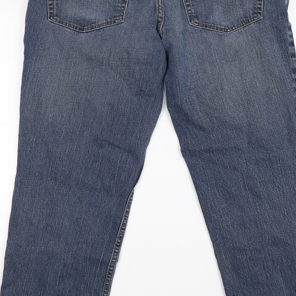 TU Mens Blue  Denim Straight Jeans Size 34 L30 in