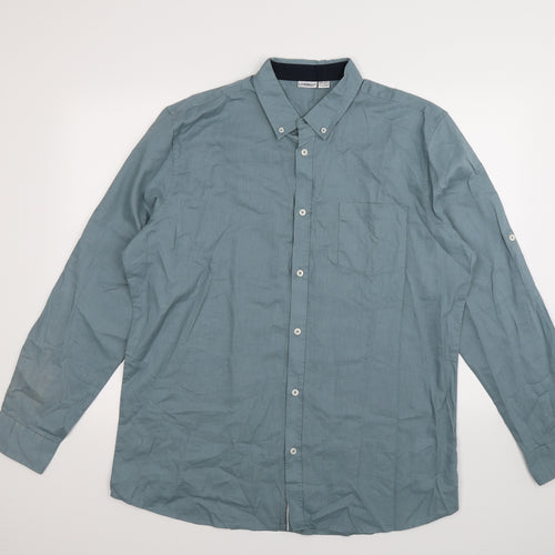Livergy Mens Blue    Button-Up Size XL