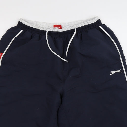 Slazenger Mens Blue   Sweat Shorts Size L