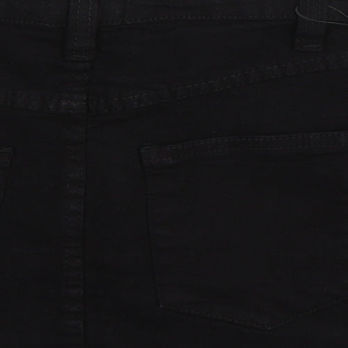 Pretty Little Thing  Womens Black  Denim Mini Skirt Size XS  - SIZE 2