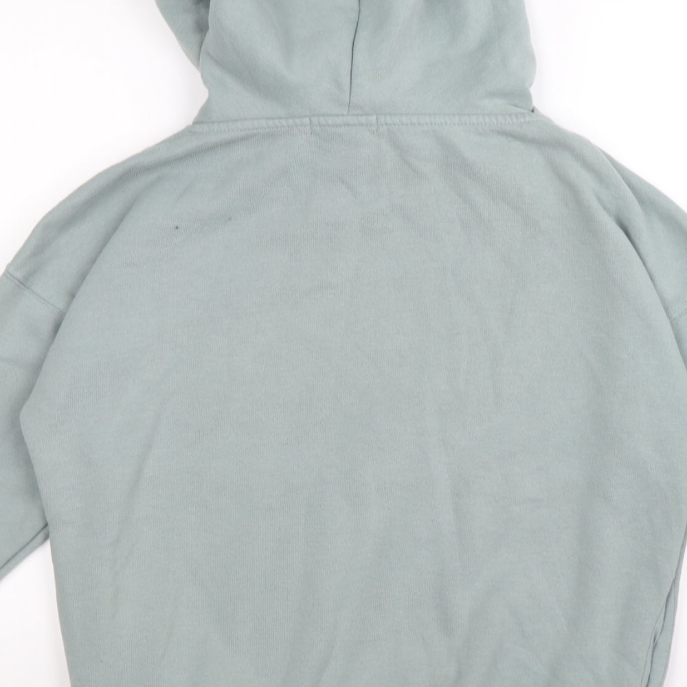 Primark Womens Green  Jersey Pullover Hoodie Size M