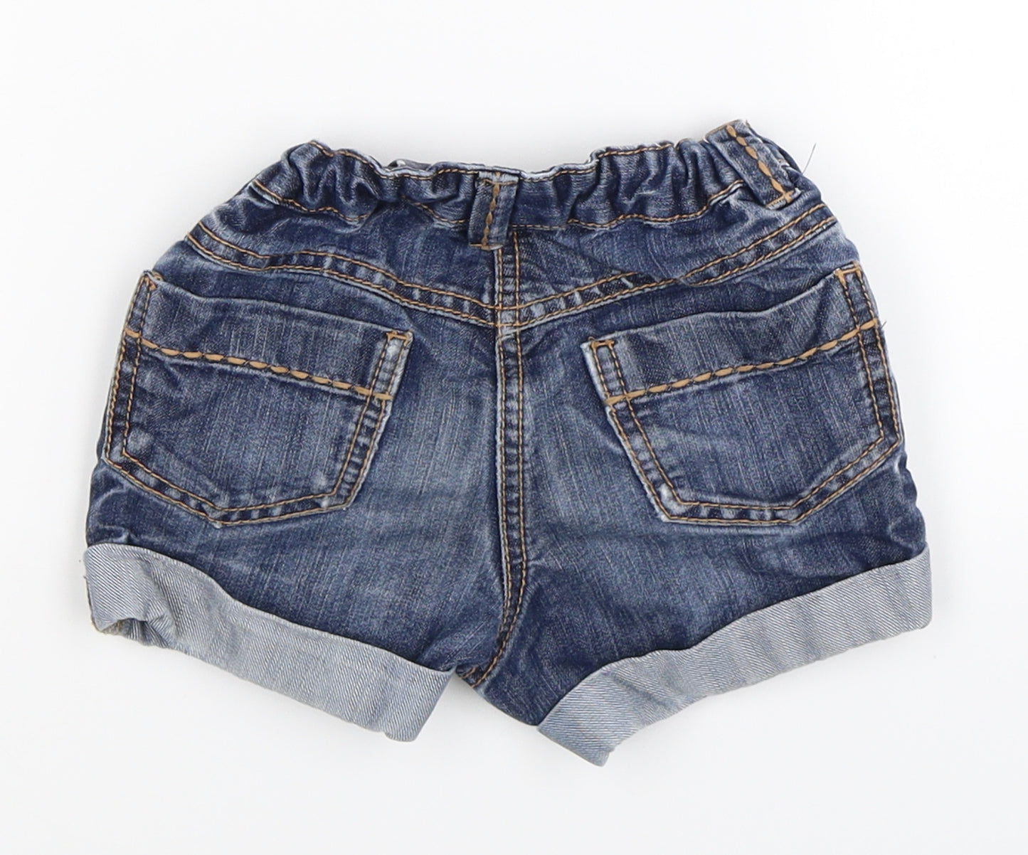 NEXT Girls Blue  Denim Cut-Off Shorts Size 2-3 Years