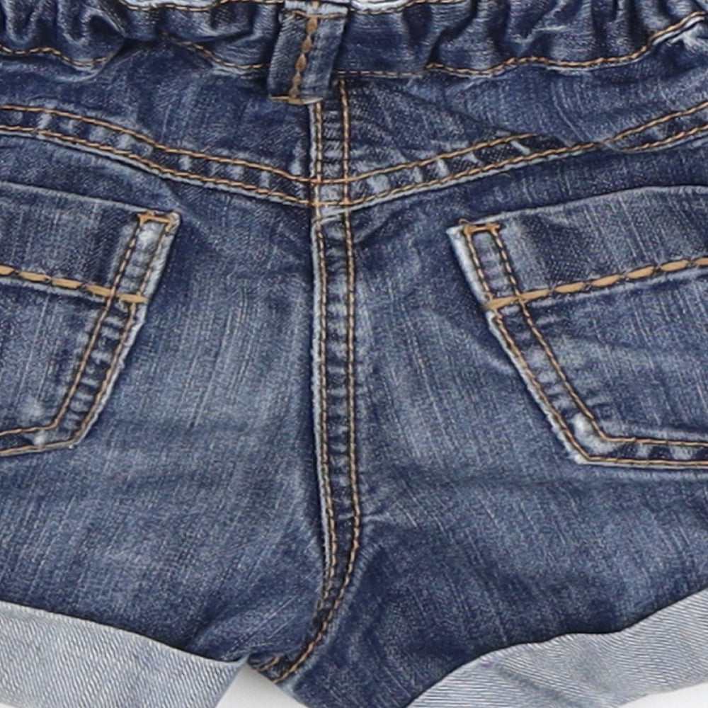 NEXT Girls Blue  Denim Cut-Off Shorts Size 2-3 Years