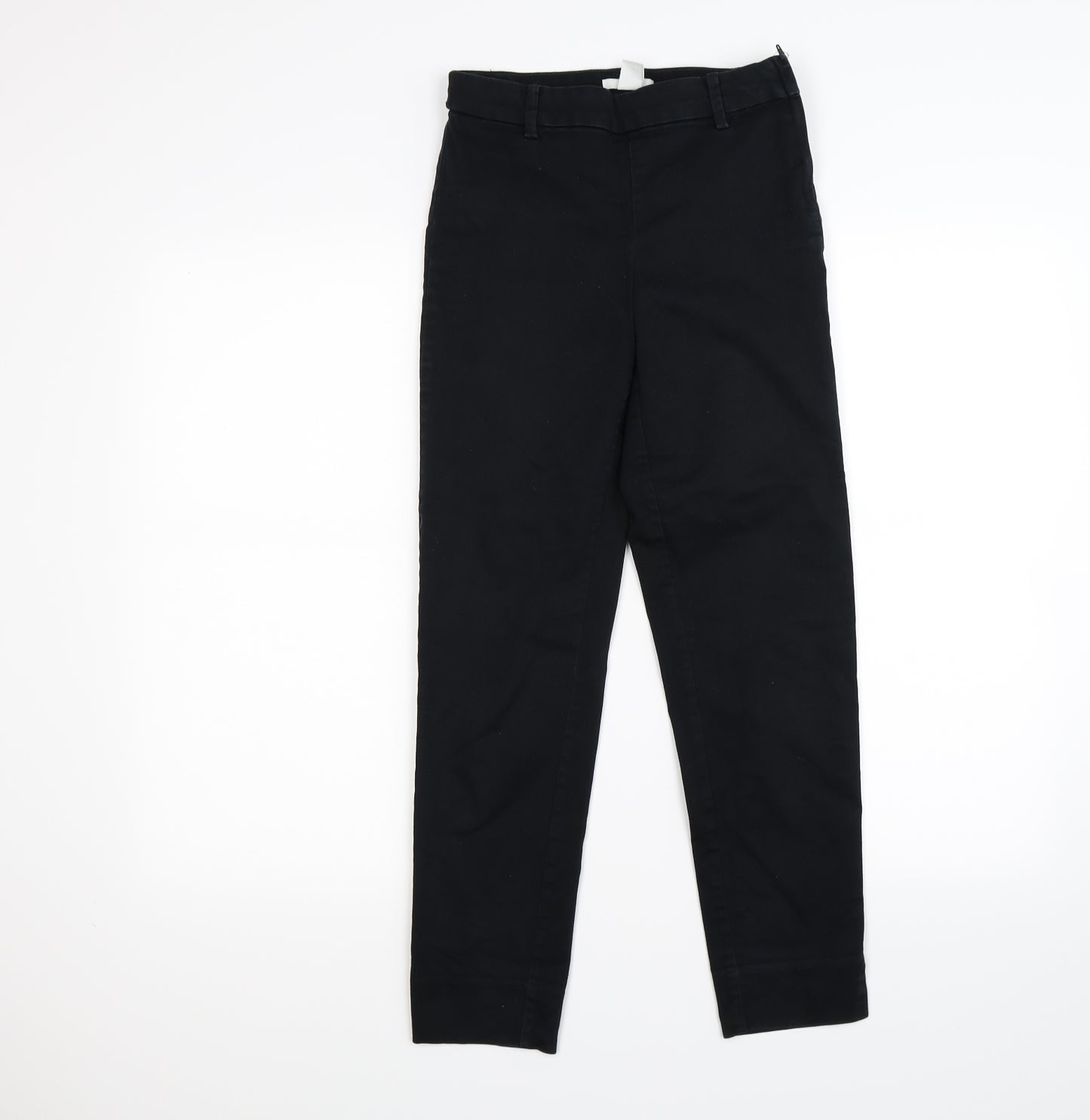 H&M Womens Blue   Capri Trousers Size 8 L26 in