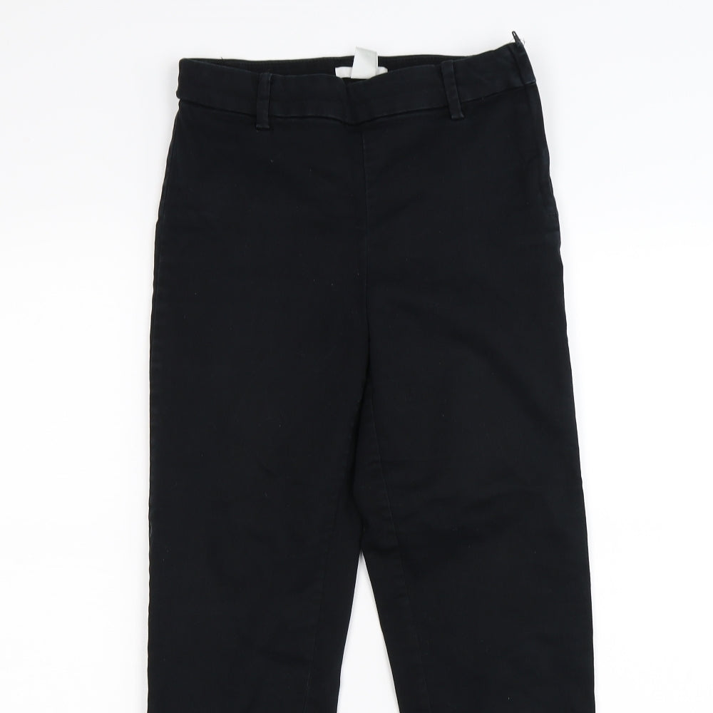 H&M Womens Blue   Capri Trousers Size 8 L26 in