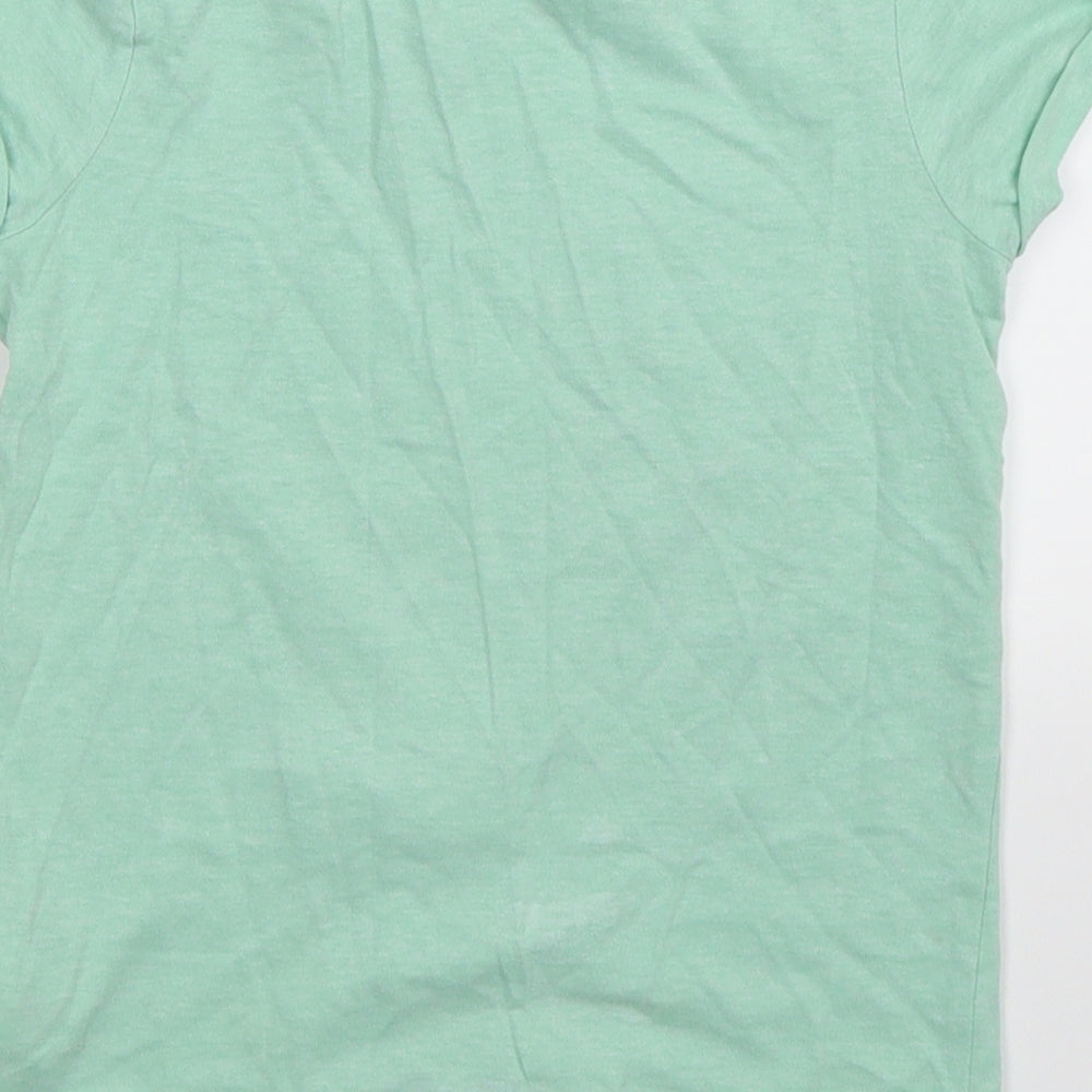 NEXT Girls Green   Basic T-Shirt Size 4-5 Years  - dog