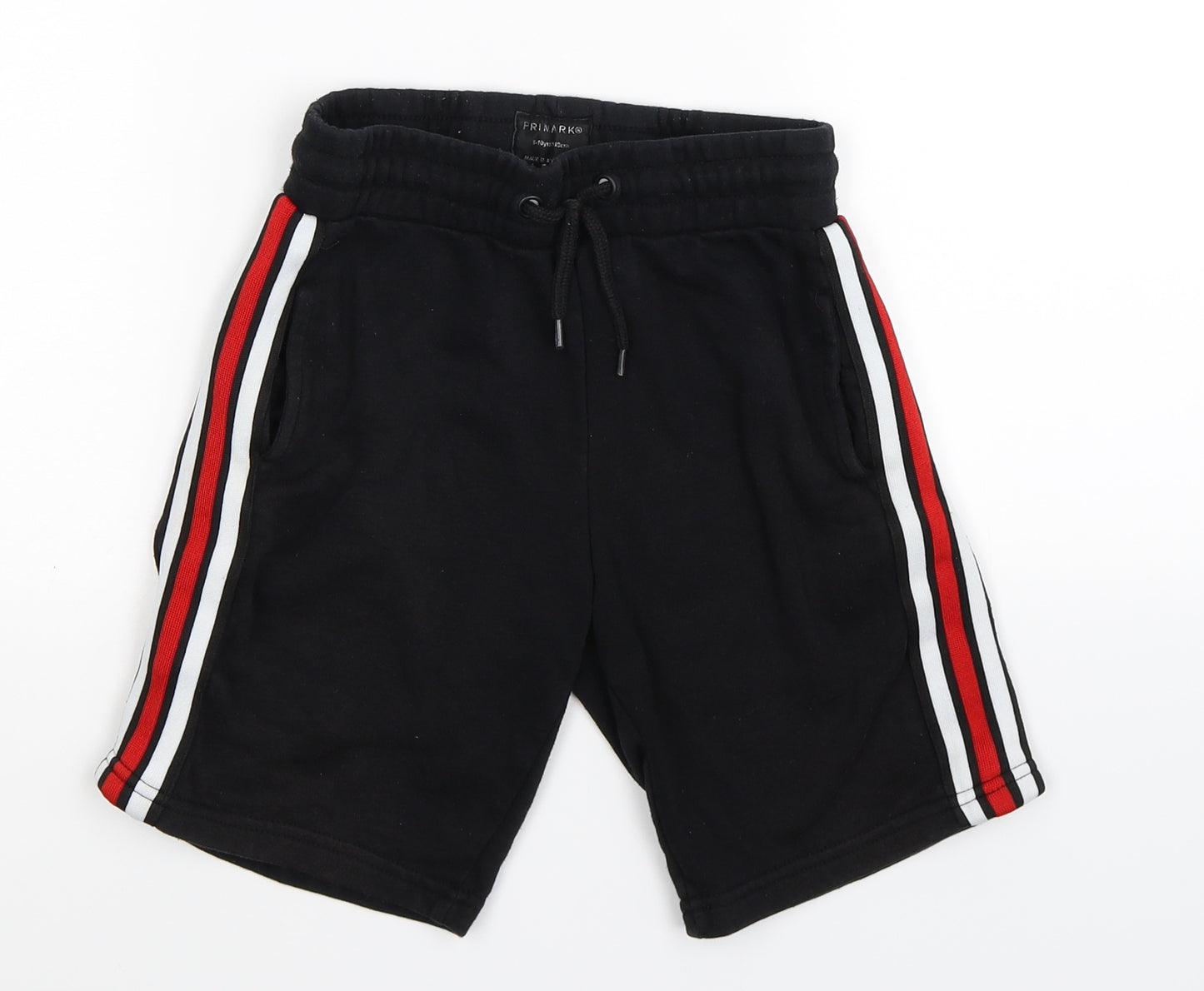 Primark Boys Black  Jersey Sweat Shorts Size 9-10 Years