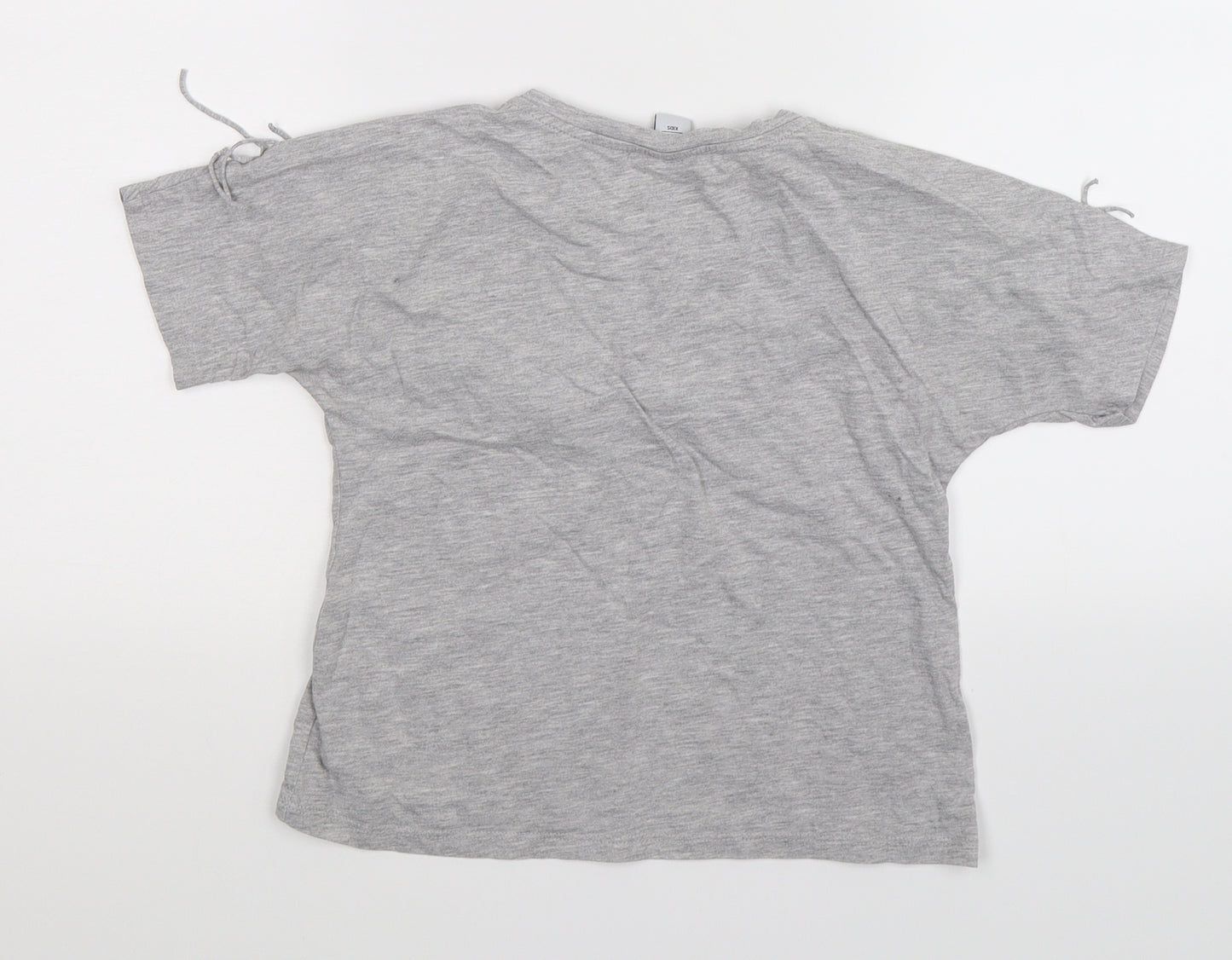 TU Girls Grey   Basic T-Shirt Size 7 Years