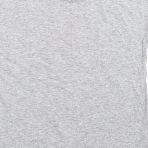 George Girls Grey   Basic T-Shirt Size 7-8 Years  - hance