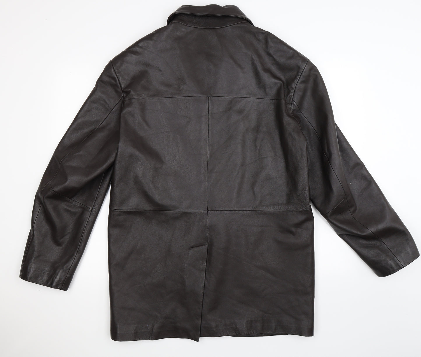 Zara Mens Brown   Overcoat Jacket Size L