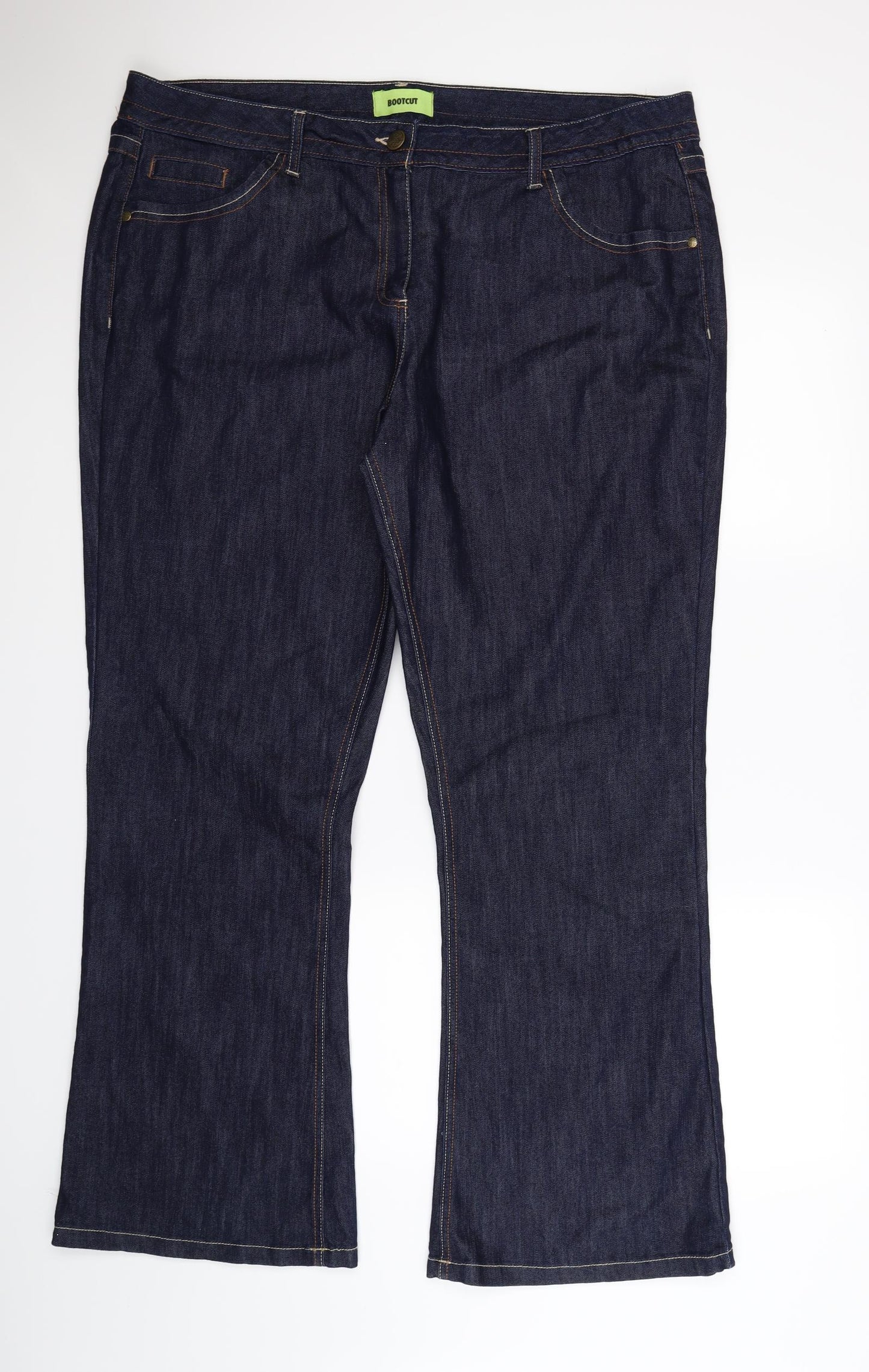 George Womens Blue  Denim Bootcut Jeans Size 22 L29 in