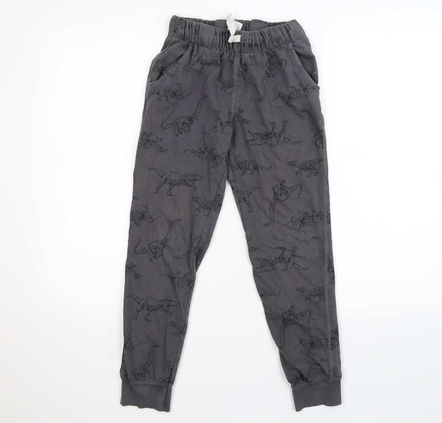 carters Boys Grey  Jersey Jogger Trousers Size 10 Years - dinosaur