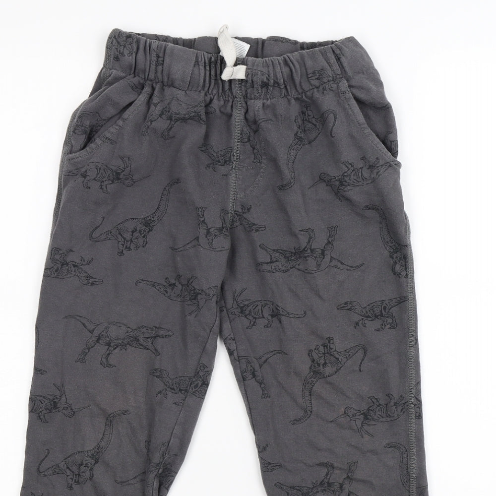 carters Boys Grey  Jersey Jogger Trousers Size 10 Years - dinosaur