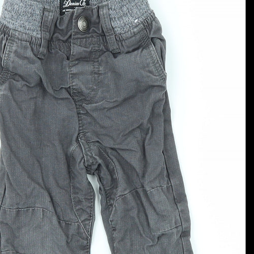 DenimCo Baby Black   Cargo Jeans Size 12-18 Months