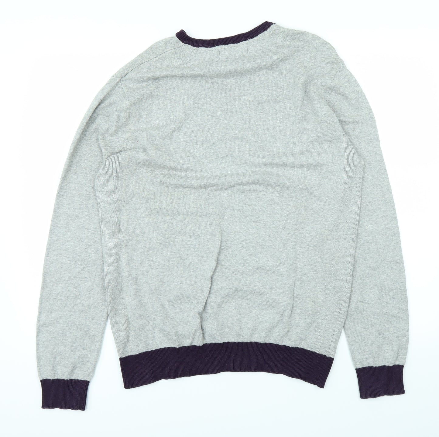 Twisted Soul Mens Grey   Pullover Jumper Size M