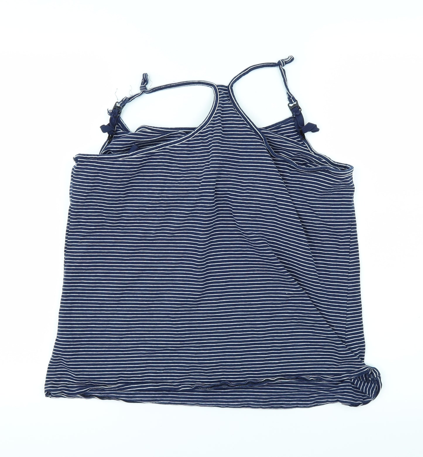 Blooming Marvellous Womens Blue Striped  Basic T-Shirt Size XL