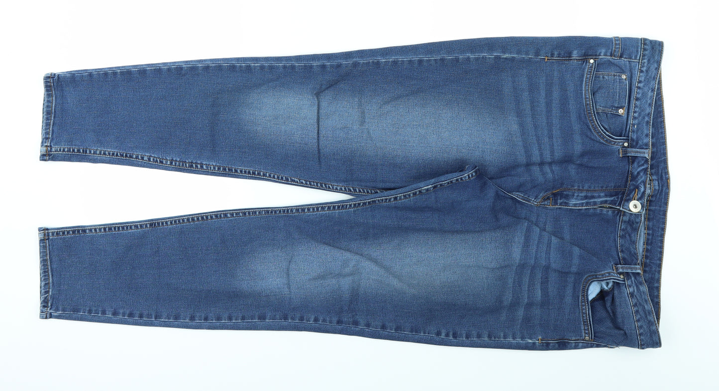 Nutmeg Womens Blue   Straight Jeans Size 20 L30 in