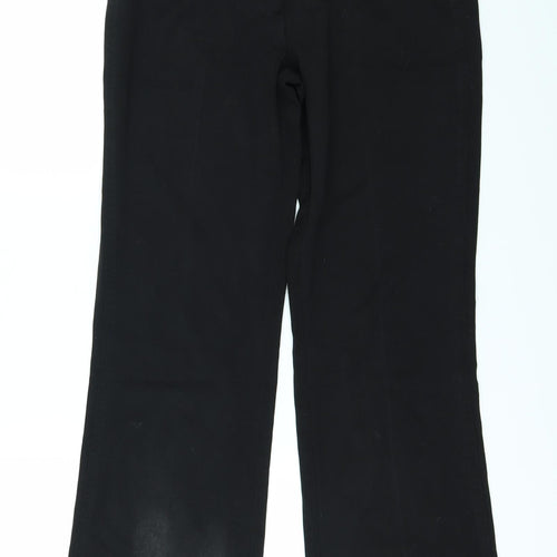Etam Womens Black   Chino Trousers Size 8 L27 in