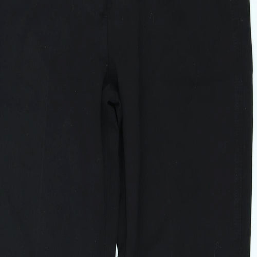 Etam Womens Black   Chino Trousers Size 8 L27 in