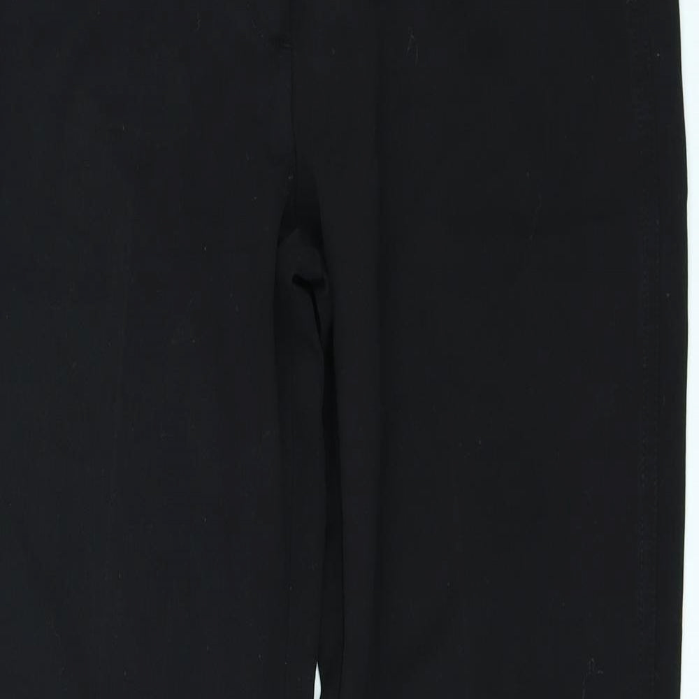 Etam Womens Black   Chino Trousers Size 8 L27 in