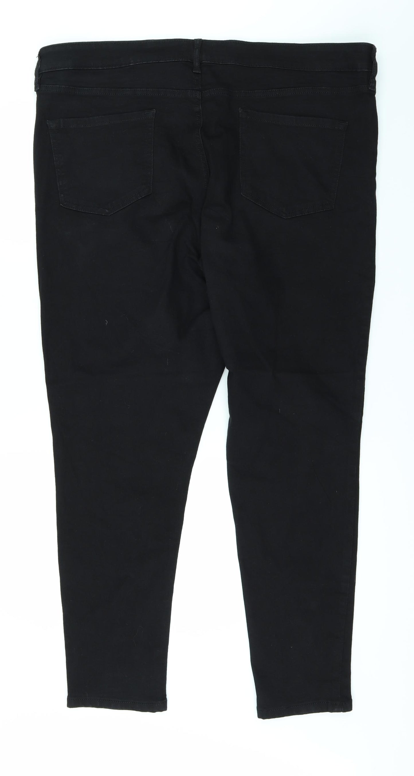 F&F Womens Black   Straight Jeans Size 22 L29 in