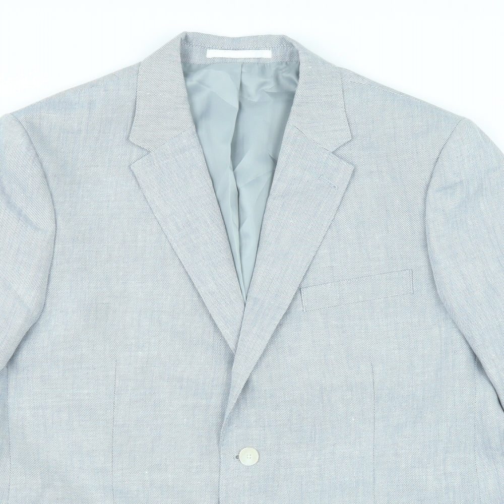 Marks and Spencer Mens Grey   Jacket Suit Jacket Size 42