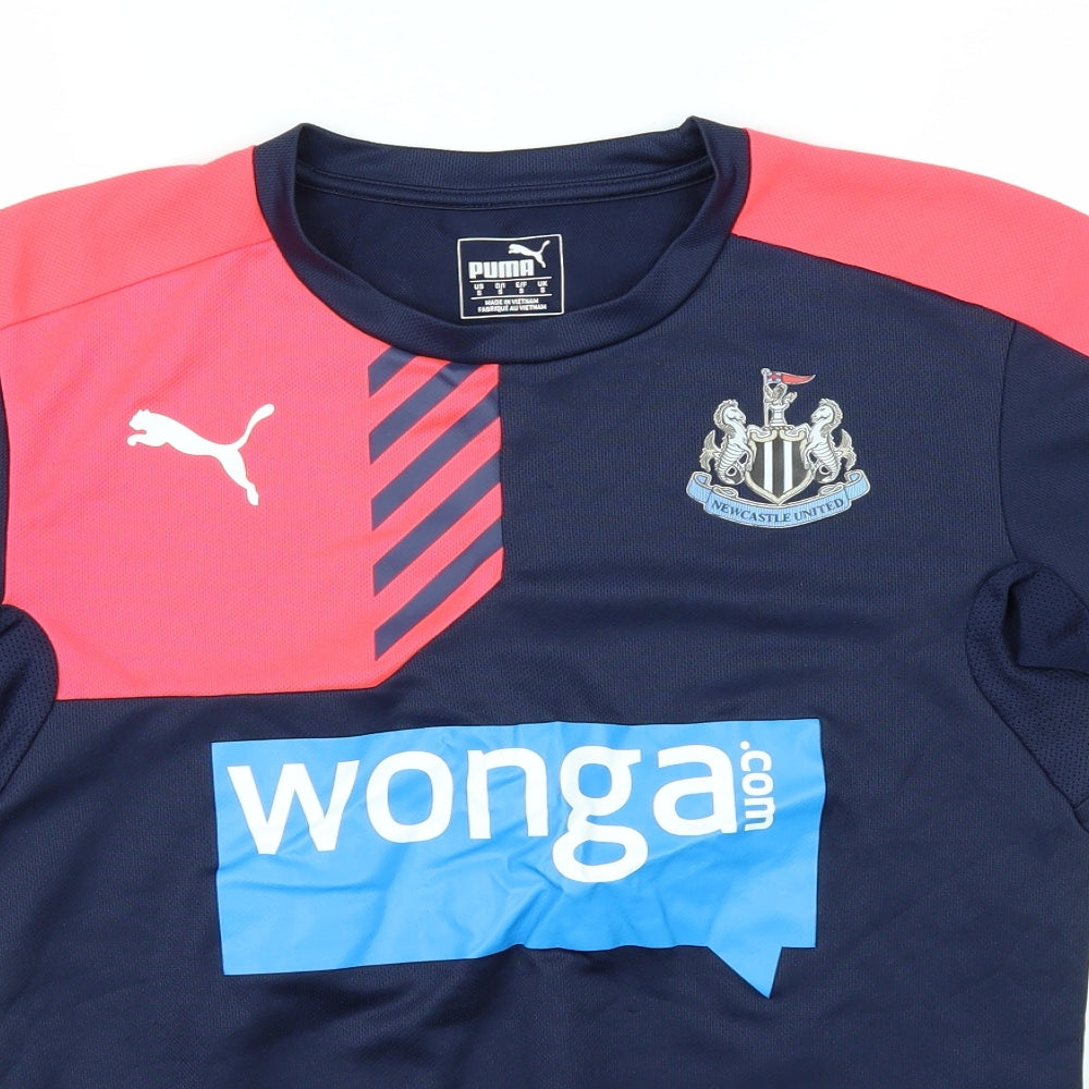 PUMA Mens Blue    T-Shirt Size S  - Newcastle United