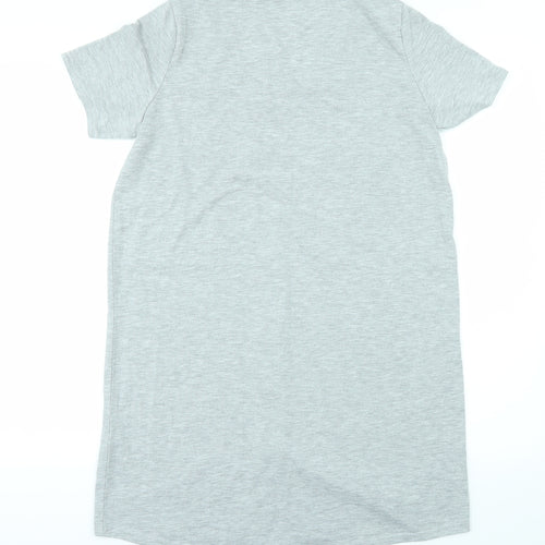 Boohoo Womens Grey   Basic T-Shirt Size 10