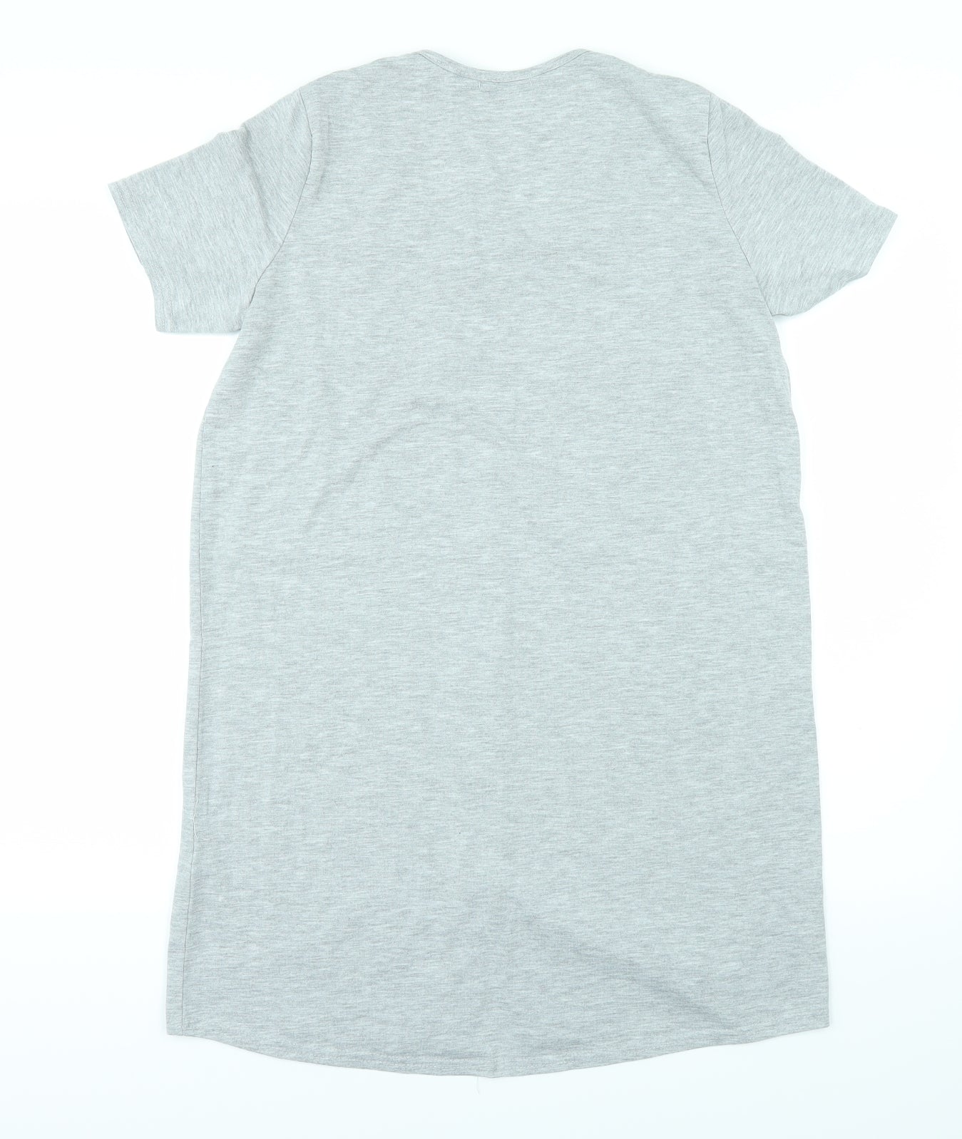Boohoo Womens Grey   Basic T-Shirt Size 10