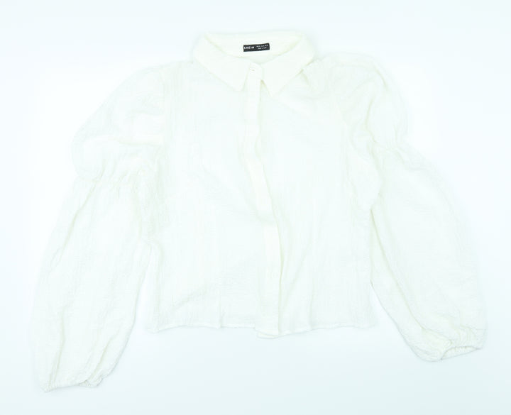 SheIn Womens White   Cardigan Jumper Size XL