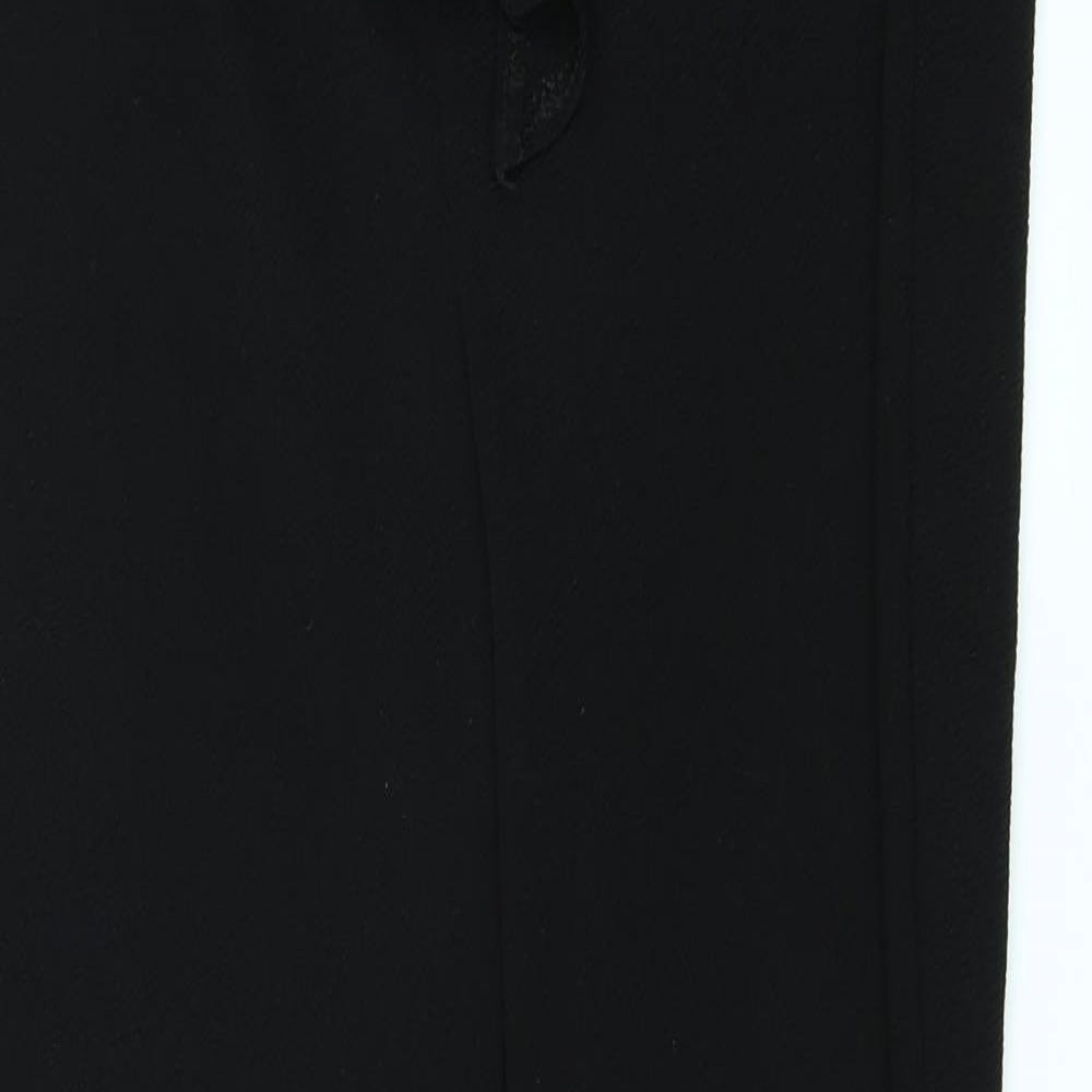 Boohoo Womens Black   Trousers  Size 12 L27 in
