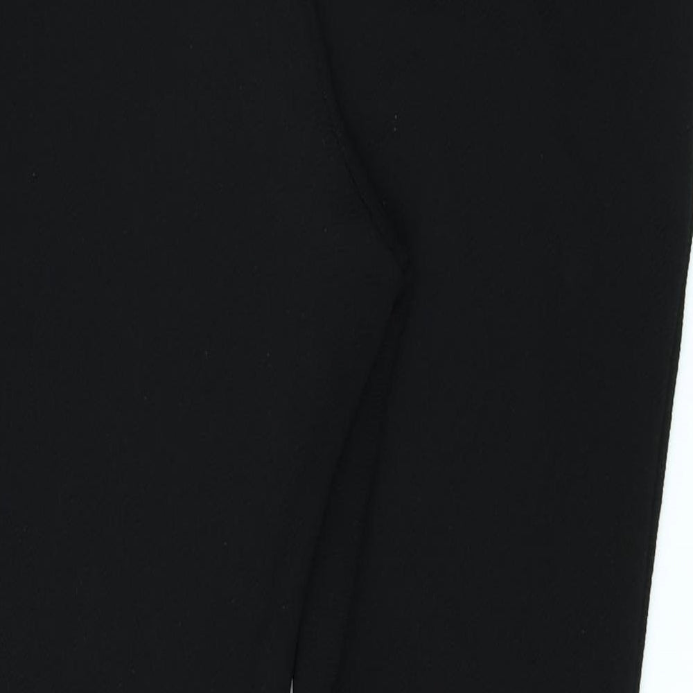 Boohoo Womens Black   Trousers  Size 12 L27 in