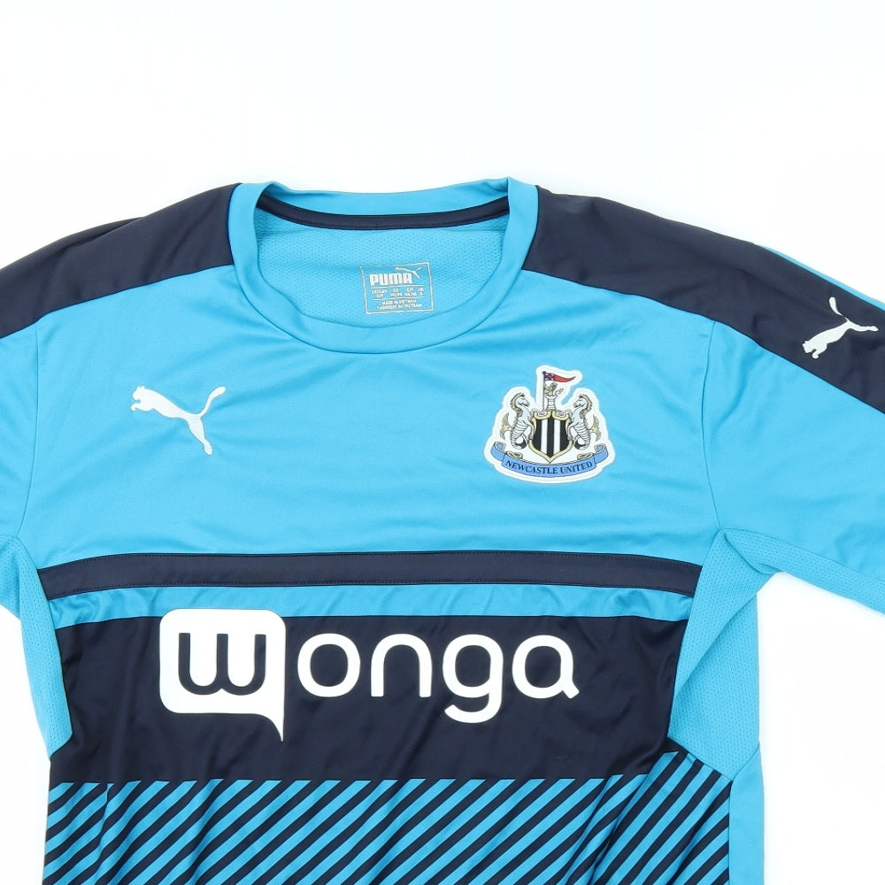 PUMA Mens Blue    T-Shirt Size S  - Newcastle United