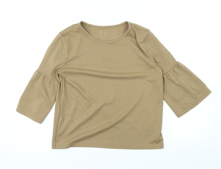 Gap Womens Brown Basic T-Shirt Size XS