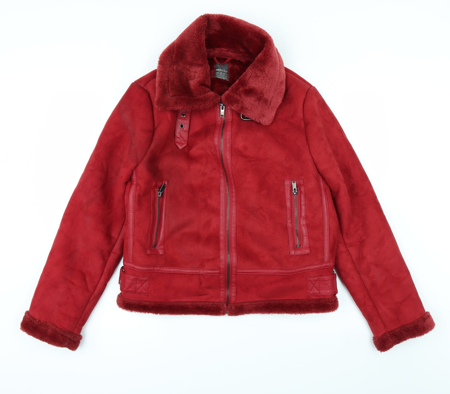 Primark Womens Red   Jacket  Size 16