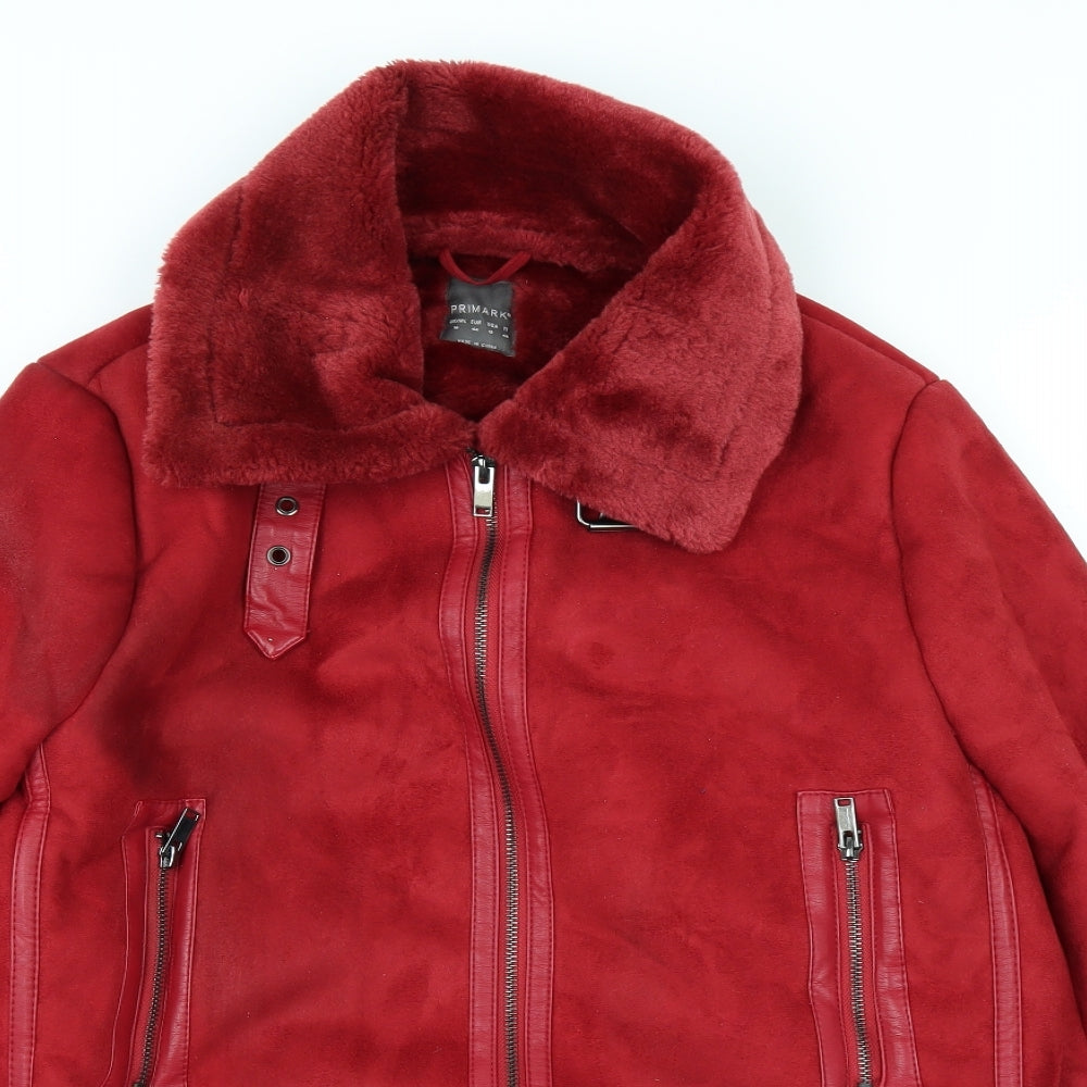 Primark Womens Red   Jacket  Size 16