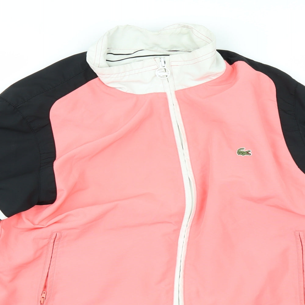 Lacoste Womens Pink   Rain Coat Coat Size 14