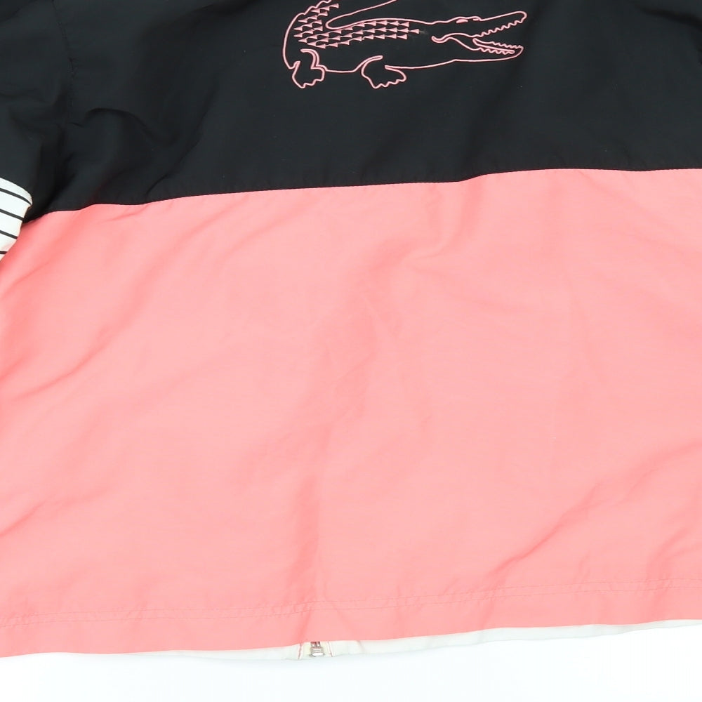 Lacoste Womens Pink   Rain Coat Coat Size 14