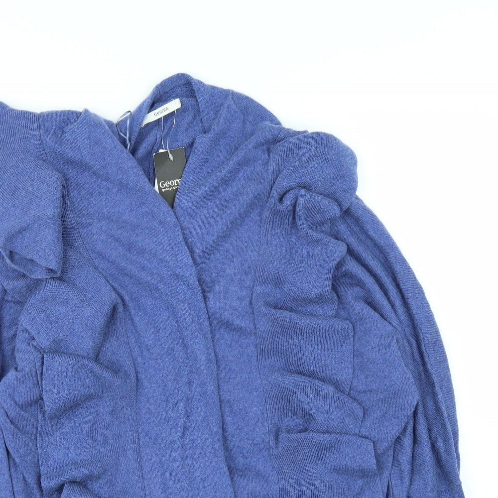 George Womens Blue   Cardigan Jumper Size 18