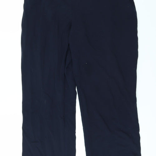 Marks and Spencer Womens Blue   Trousers  Size 14 L23 in