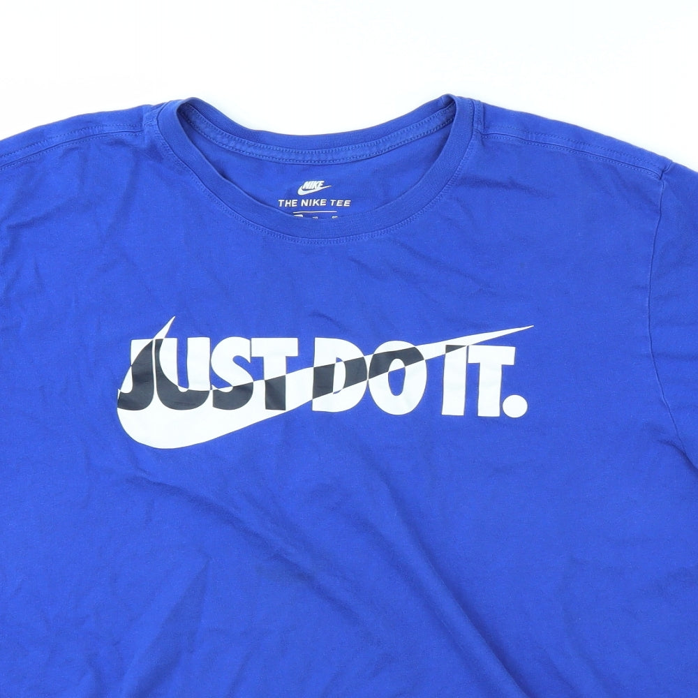 Nike Mens Blue    T-Shirt Size XL