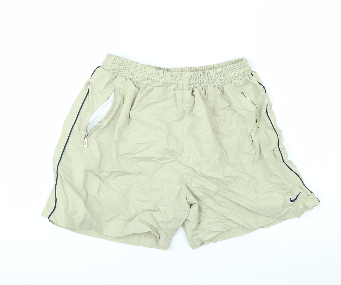 Nike Mens White   Sweat Shorts Size L