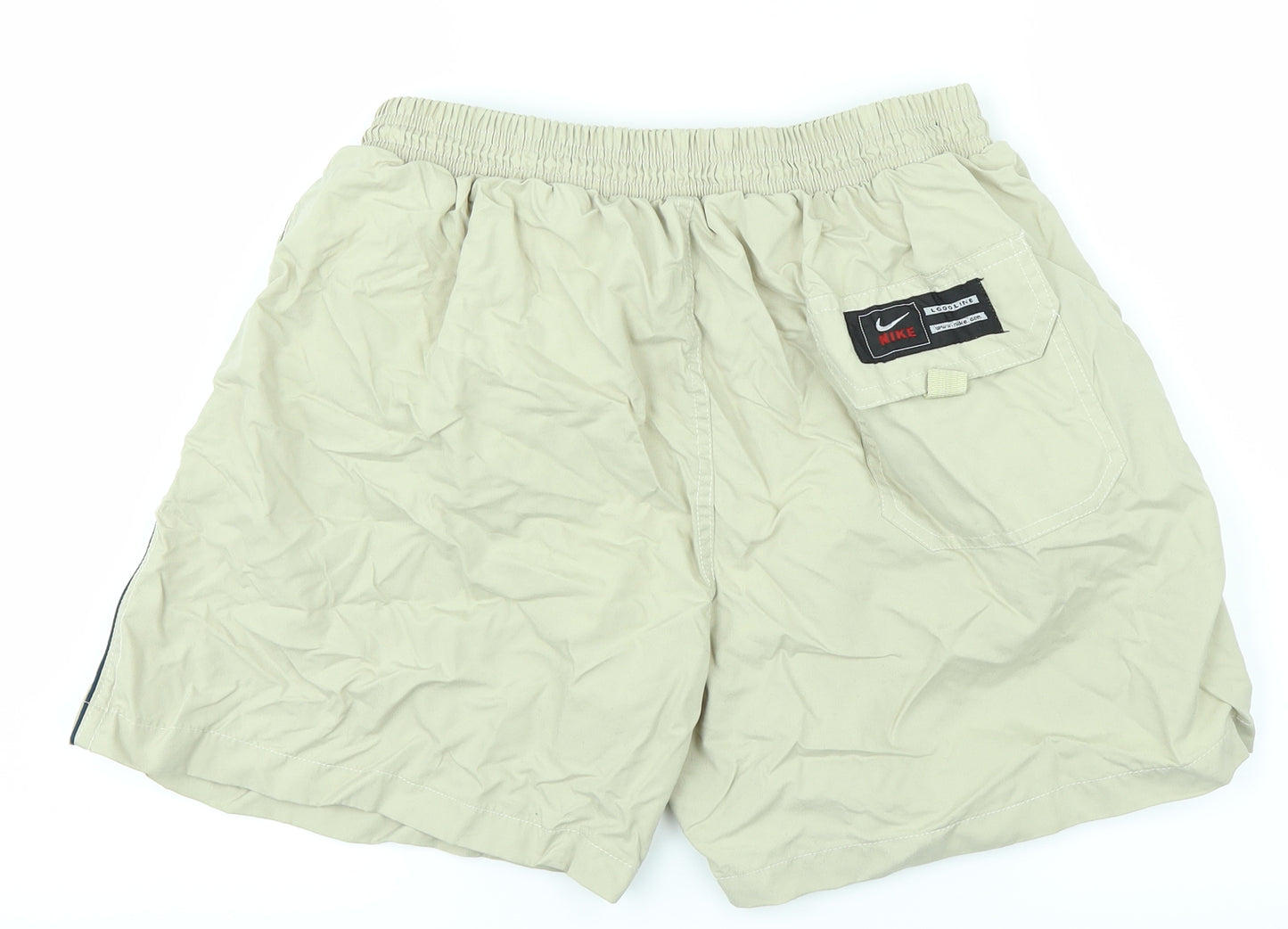 Nike Mens White   Sweat Shorts Size L