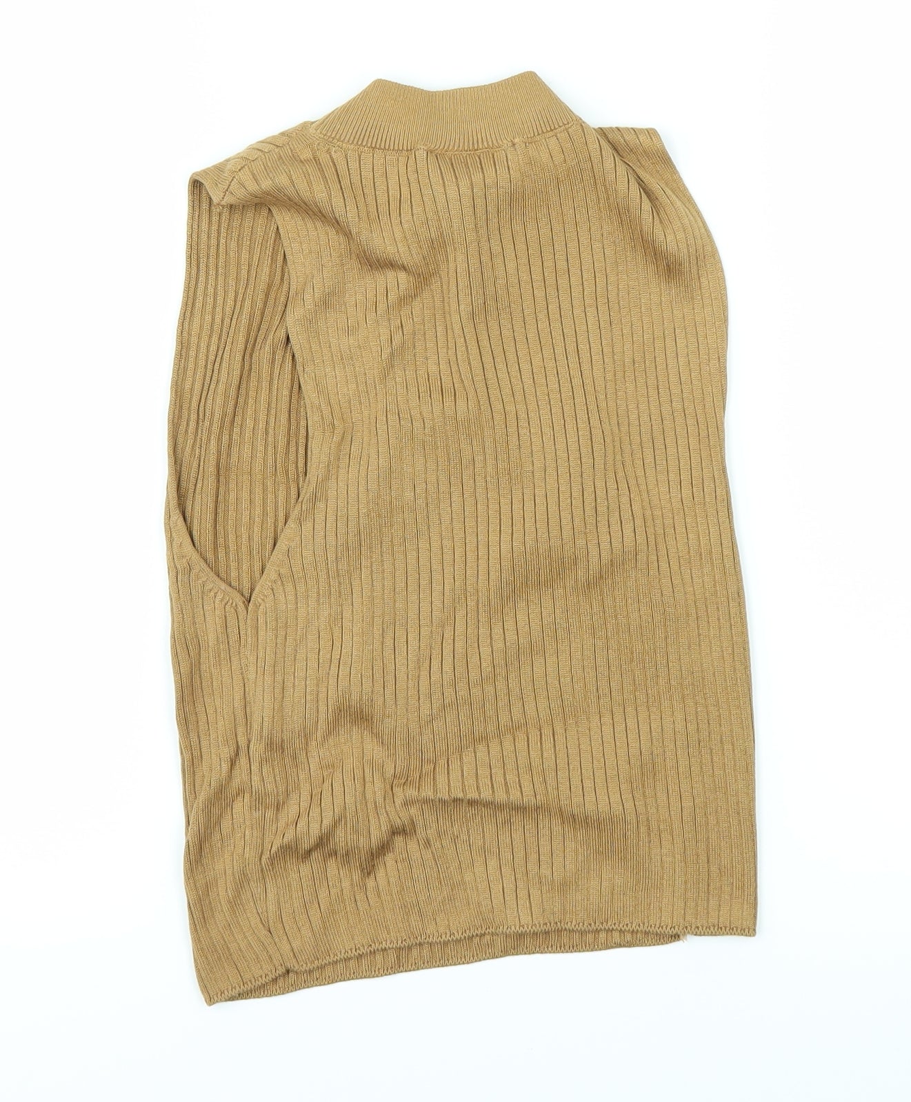 Topshop Womens Brown   Basic T-Shirt Size 10