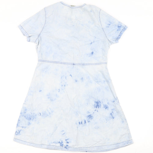 George Girls Blue   Skater Dress  Size 11-12 Years
