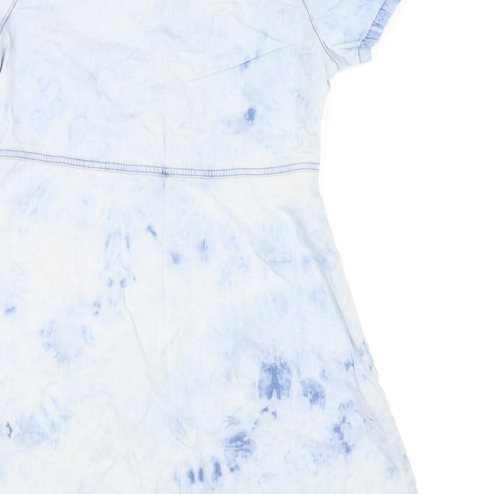 George Girls Blue   Skater Dress  Size 11-12 Years