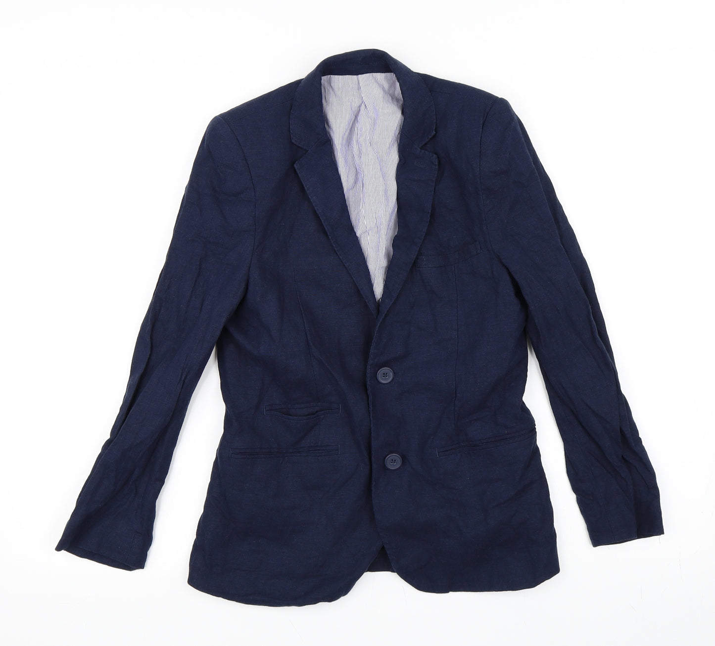 Marks and Spencer Boys Blue   Jacket Blazer Size 10-11 Years  - Autograph