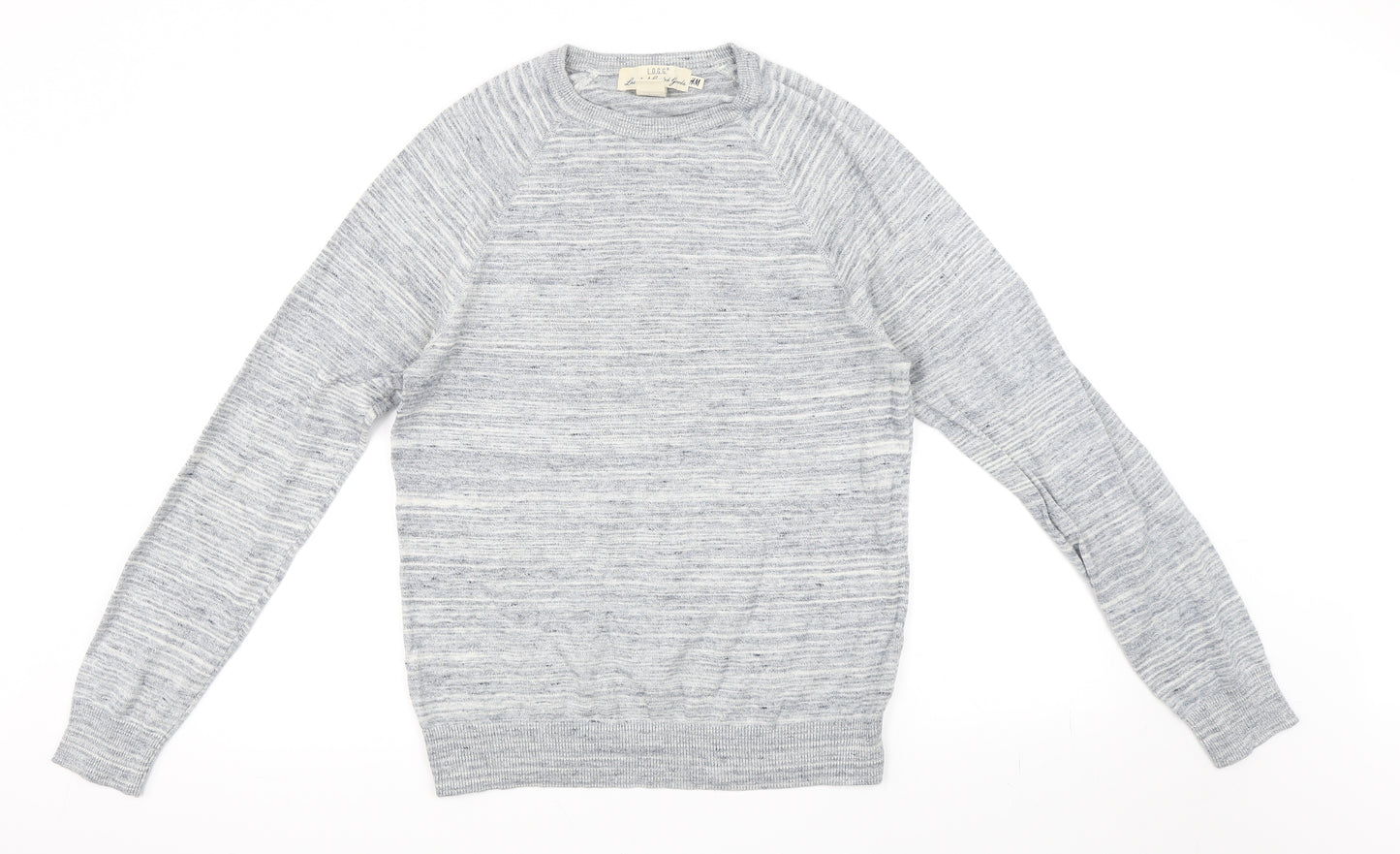 H&M Mens Blue   Pullover Jumper Size S